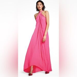 A.L.C. Vibrant Pink Halter Dress